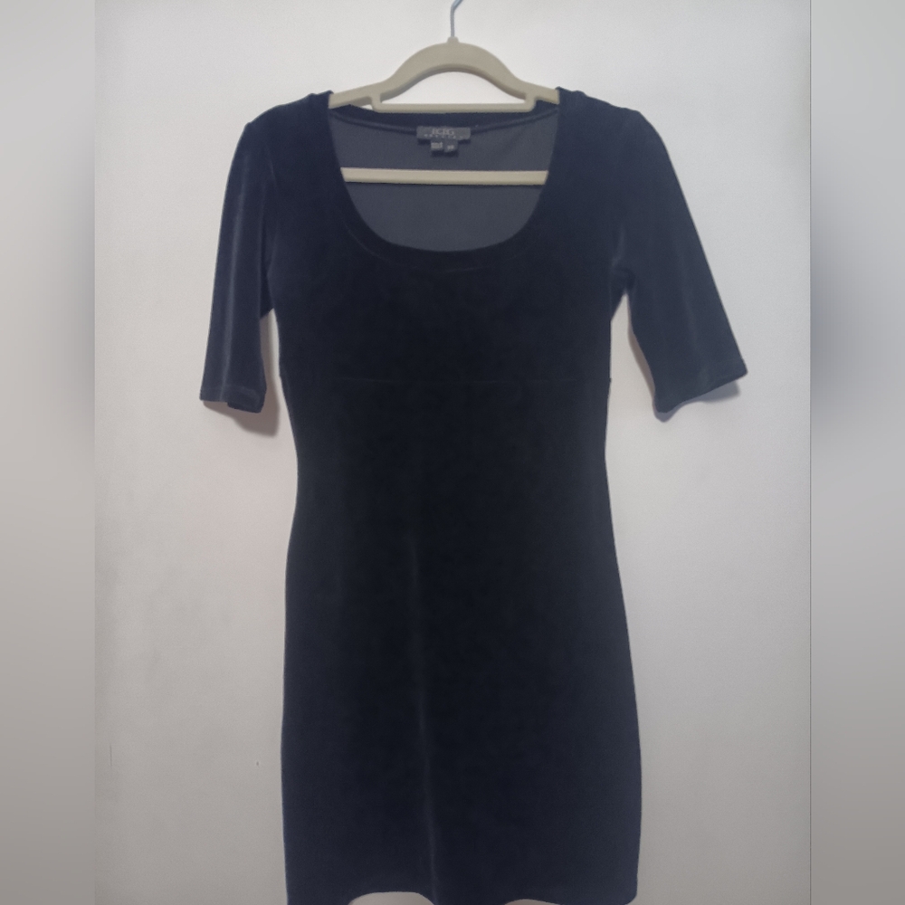 BCBG Black Velvet Dress Size XS